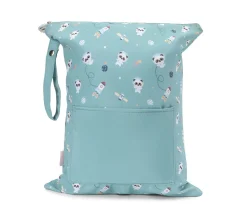 Bolsa Impermeable Grande Pandas in Space Personalizable