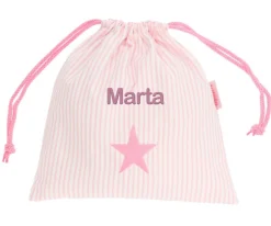 Bolsa Merienda Personalizada Oxford Rosa