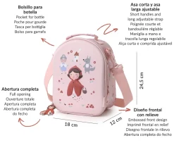 Bolsa Merienda Térmica 3D Little Red Personalizable