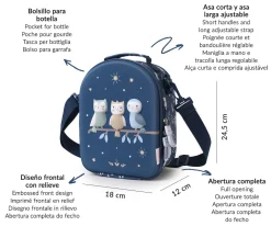 Bolsa Merienda Térmica 3D Magical Forest Personalizable