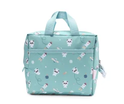 Bolsa Merienda Térmica Pandas in Space Personalizable