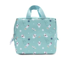Bolsa Merienda Térmica Pandas in Space Personalizable