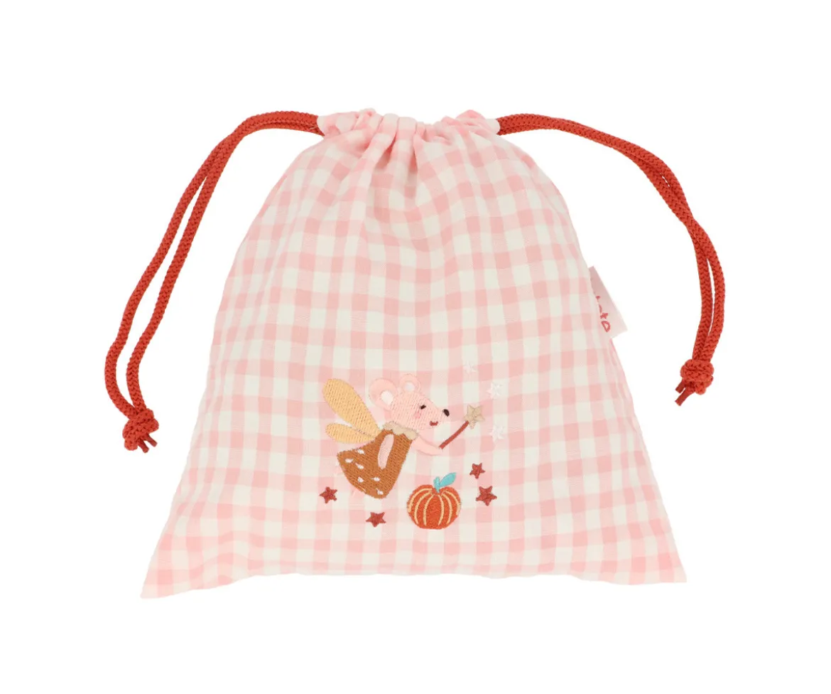 Bolsa Merienda Vichy Mouse Fairies Personalizable