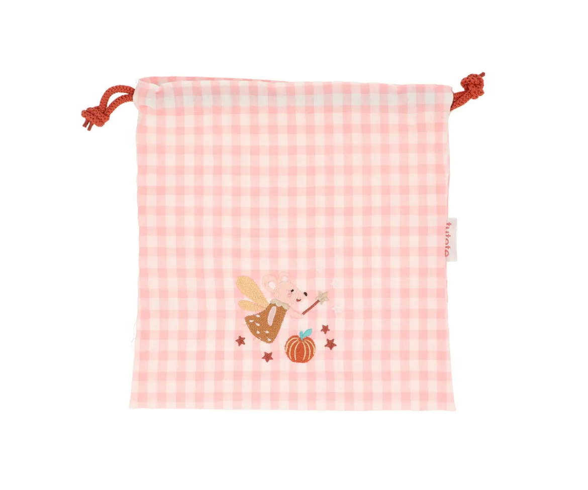 Bolsa Merienda Vichy Mouse Fairies Personalizable