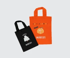Bolsa Negra Truco o Trato Halloween Personalizable