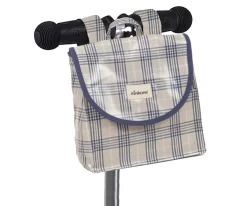 Bolsa para Manillar Algodón Carreaux Bleu