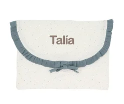 Bolsa para Muda Rainbow Dots Azul Personalizable