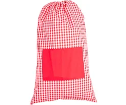 Bolsa para Muda Vichy Rojo Personalizable