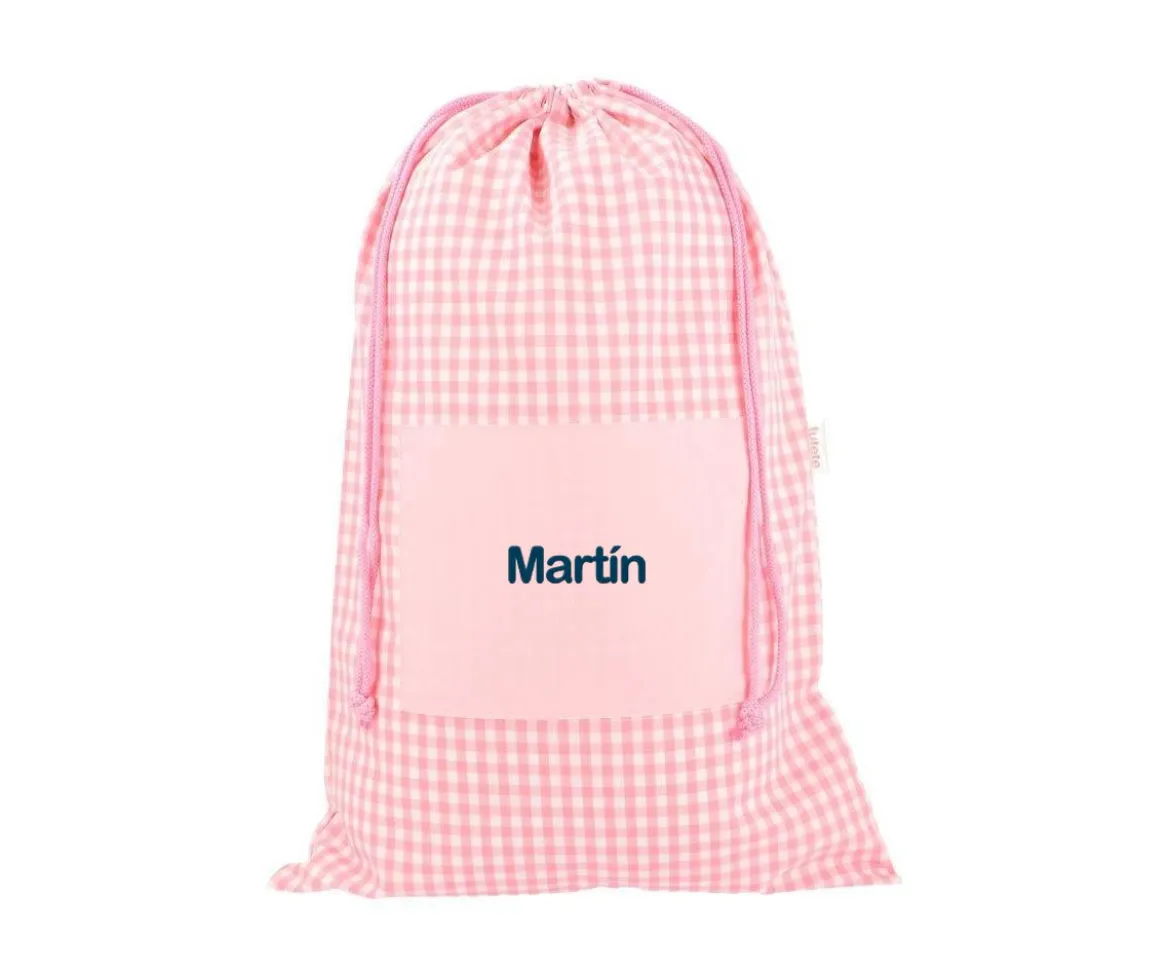 Bolsa para Muda Vichy Rosa Personalizable