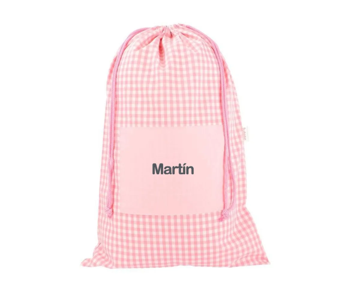 Bolsa para Muda Vichy Rosa Personalizable