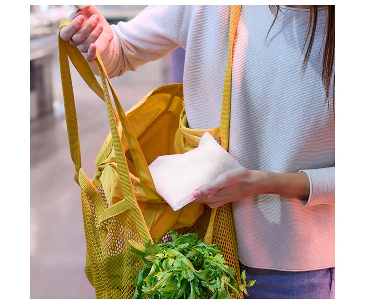 Bolsa Reutilizable 2 en 1 Good'Bag Mustard