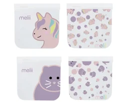 4 Bolsas Reutilizables Cat + Unicornio