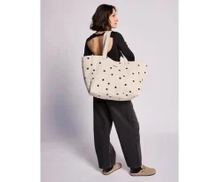 Bolsa Tote de Algodón Orgánico Claude Polka Dot