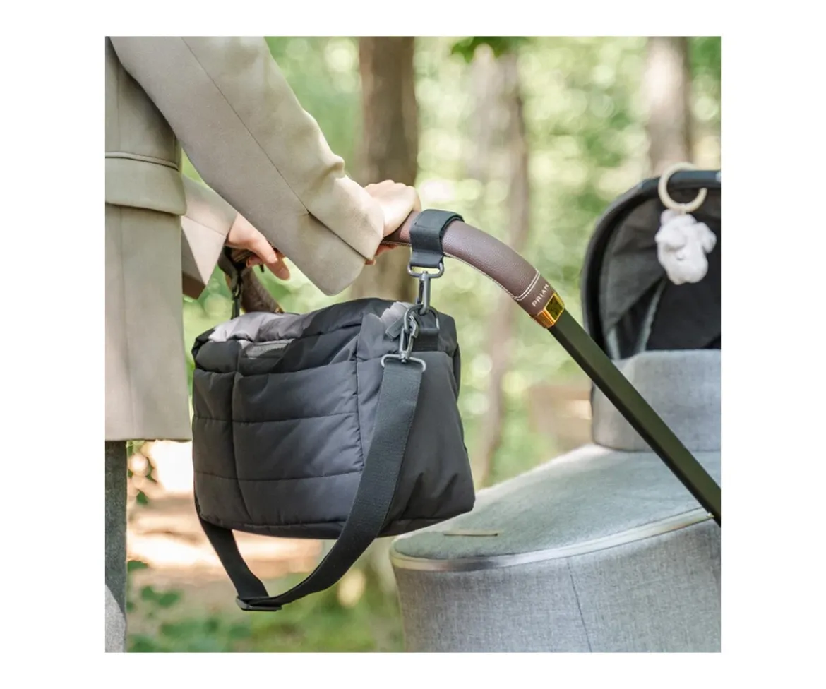 Bolso Acolchado para Carro Bebé Black
