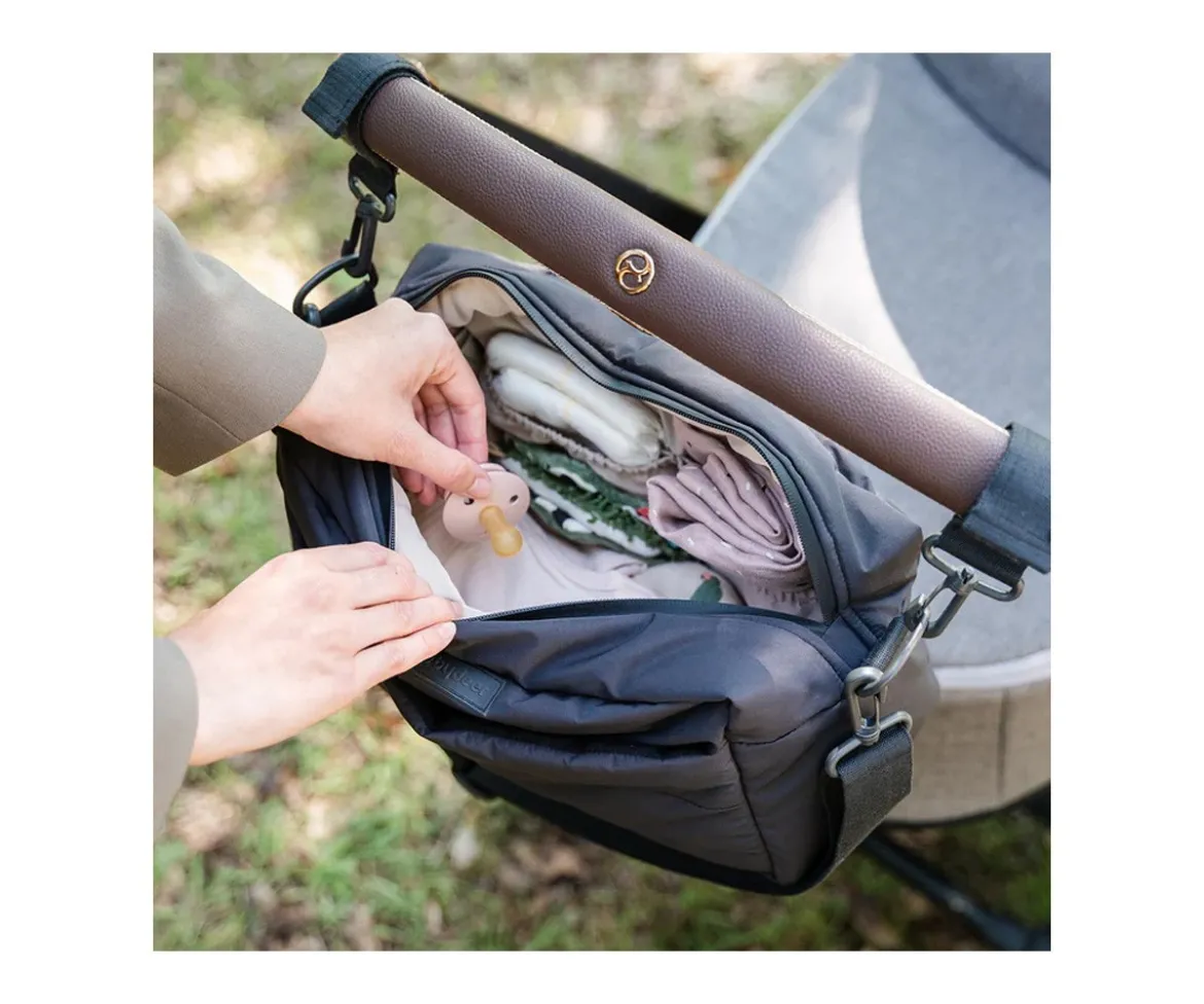Bolso Acolchado para Carro Bebé Black