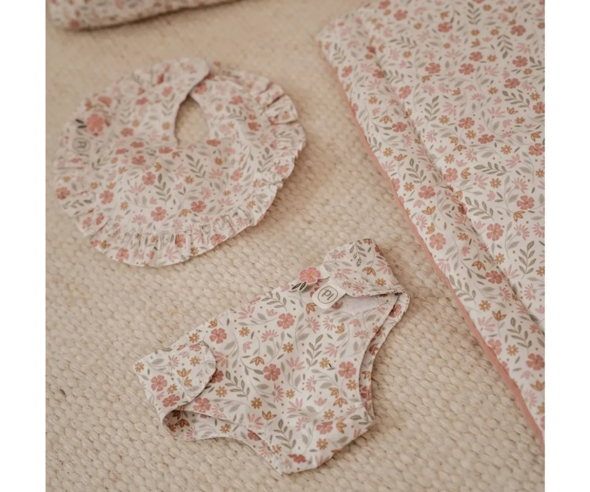 Bolso Cambiador para Muñecas Soft Flowers