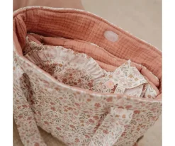 Bolso Cambiador para Muñecas Soft Flowers