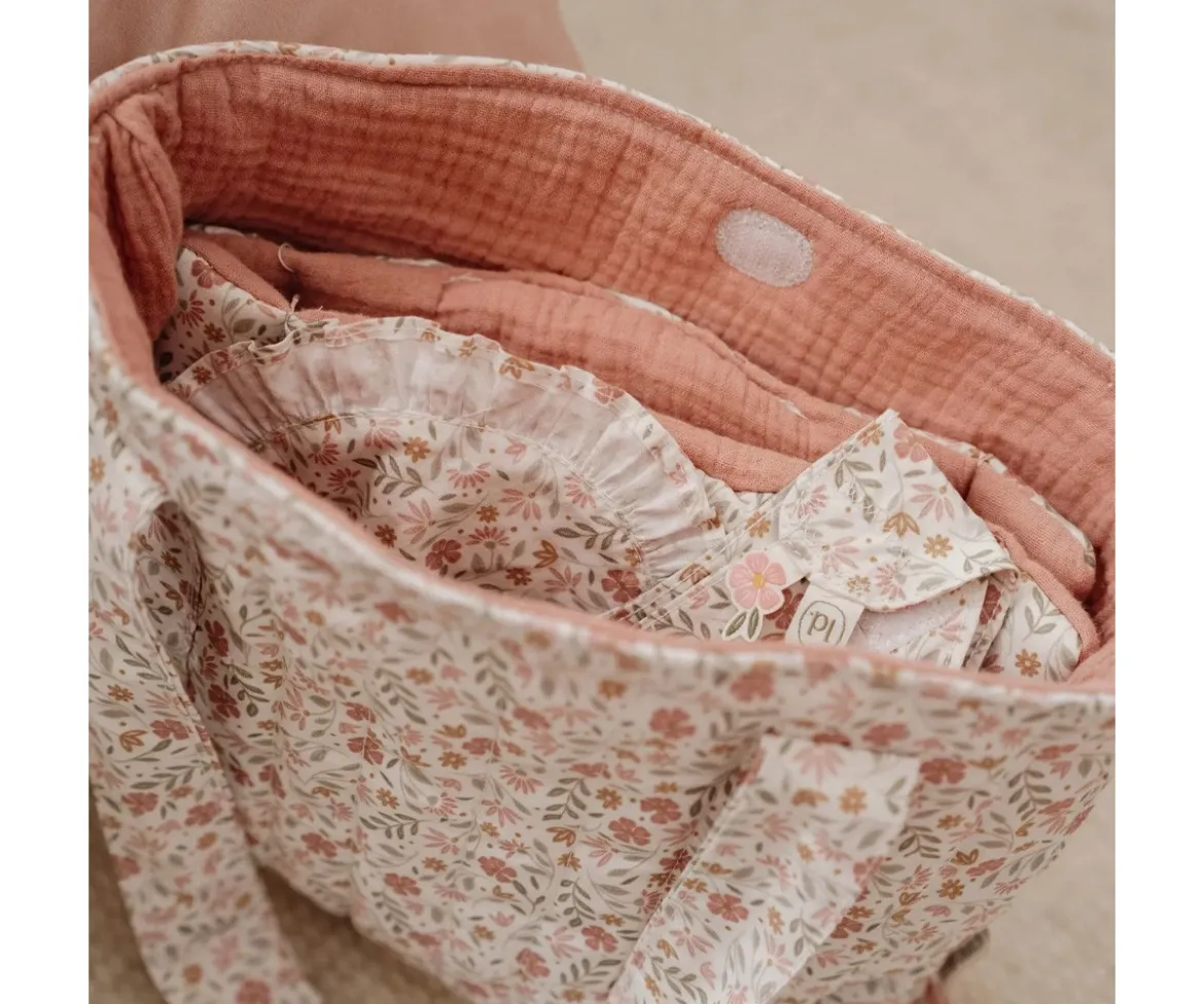 Bolso Cambiador para Muñecas Soft Flowers