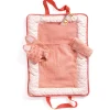 Bolso Cambiador Pink Peak Pomea para Muñecos