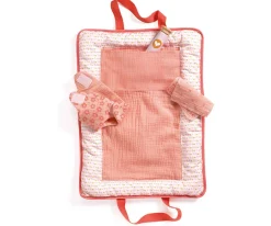 Bolso Cambiador Pink Peak Pomea para Muñecos