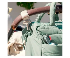 Bolso Carro Bebé con Cambiador Green