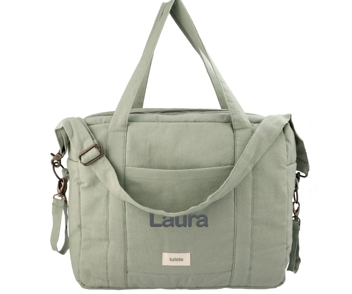 Bolso Carro Bebé Cotton Rosa Personalizable