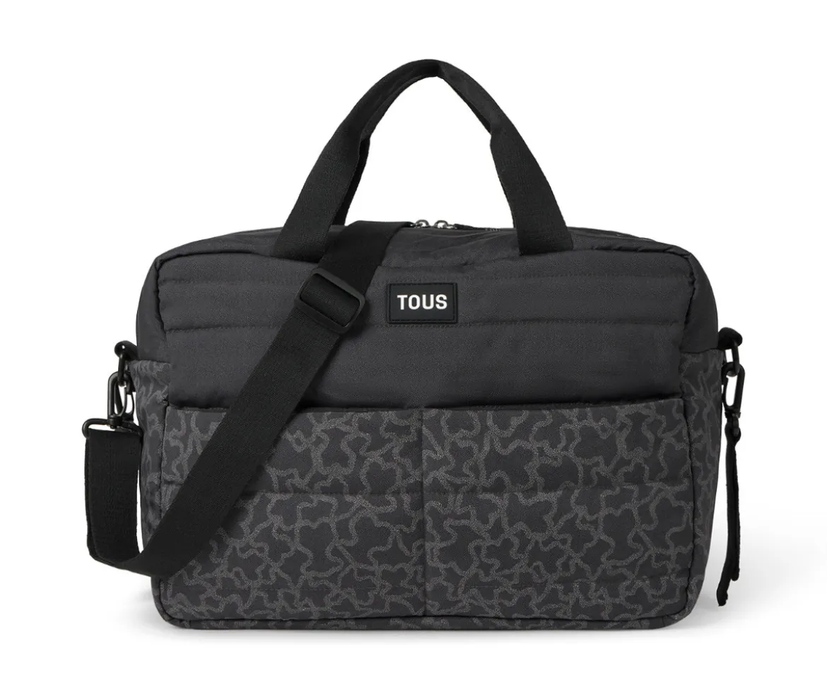 Bolso Carro Bebé Kaos Negro con Cambiador