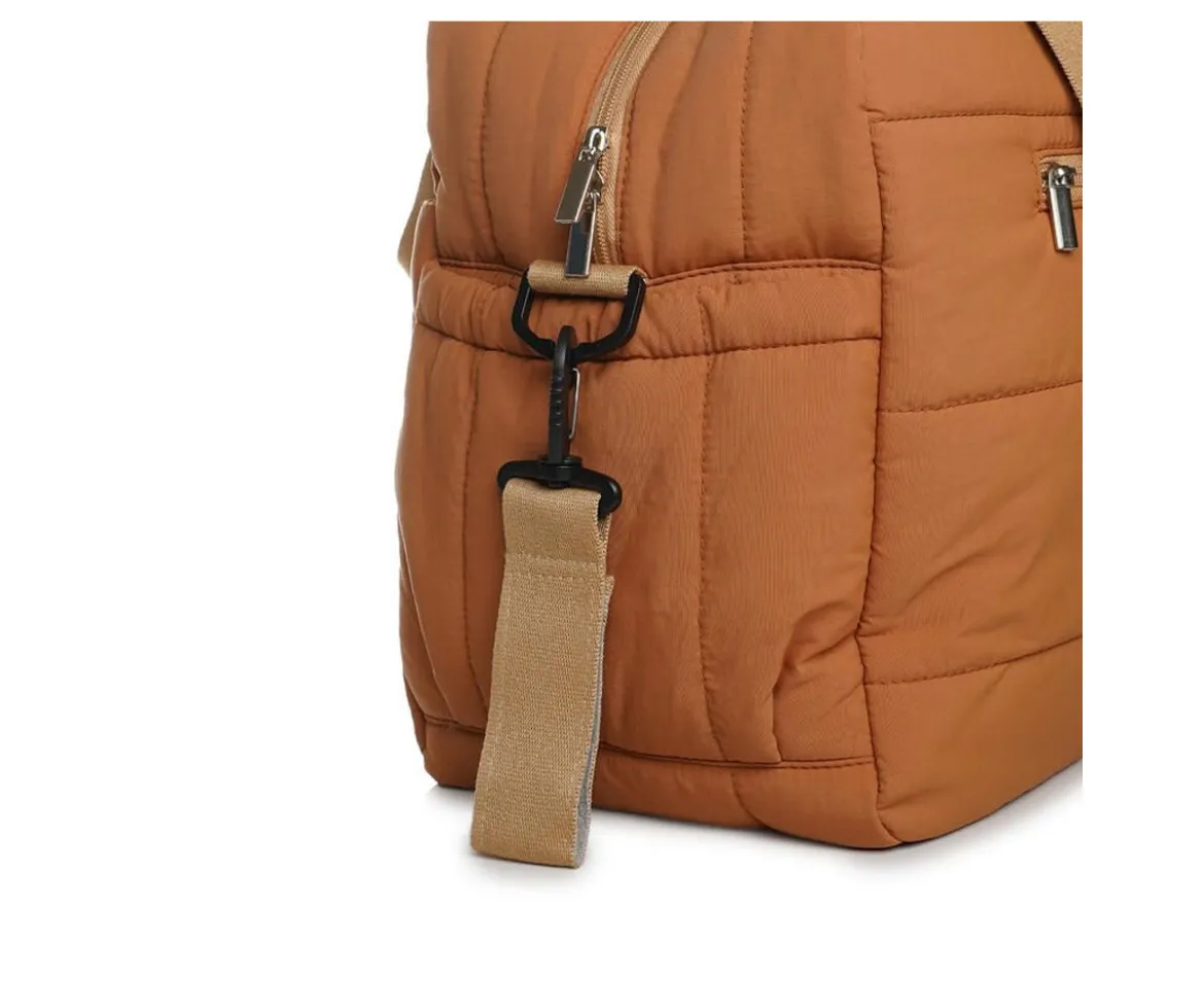 Bolso Carro Bebé Pluméa Ocre con Cambiador