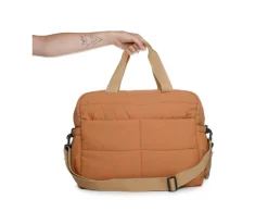 Bolso Carro Bebé Pluméa Ocre con Cambiador