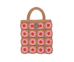 Bolso de Crochet Lemon Tree Flower Capmfire Orange