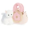 Bolso de Peluche Caracol Donut Gato 21 cm