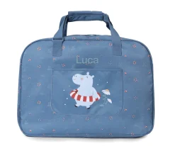 Bolso de Playa con Rejilla Hippos Personalizable
