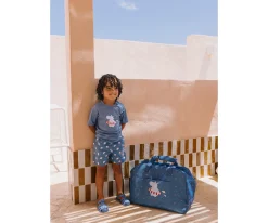 Bolso de Playa con Rejilla Hippos Personalizable