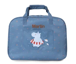 Bolso de Playa con Rejilla Hippos Personalizable