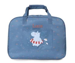 Bolso de Playa con Rejilla Hippos Personalizable