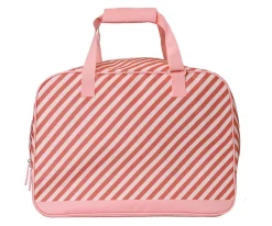 Bolso de Playa con Rejilla Stripes Bloom & Blush Personalizable