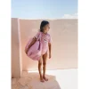 Bolso de Playa con Rejilla Whale Pink Personalizable