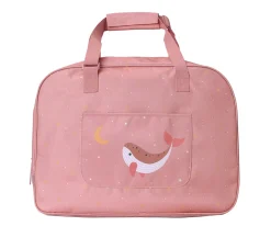 Bolso de Playa con Rejilla Whale Pink Personalizable
