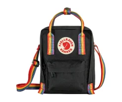 Bolso Kanken Rainbow Sling Black
