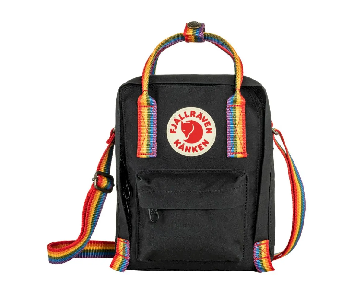 Bolso Kanken Rainbow Sling Black