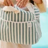 Bolso Maternidad Stripe Green Khaki Personalizable