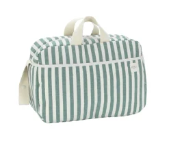Bolso Maternidad Stripe Green Khaki Personalizable