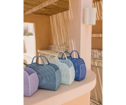 Bolso Retro Antiarena Vintage Azure