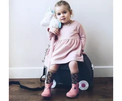 Botas de Agua Caucho Natural Kerran Pink