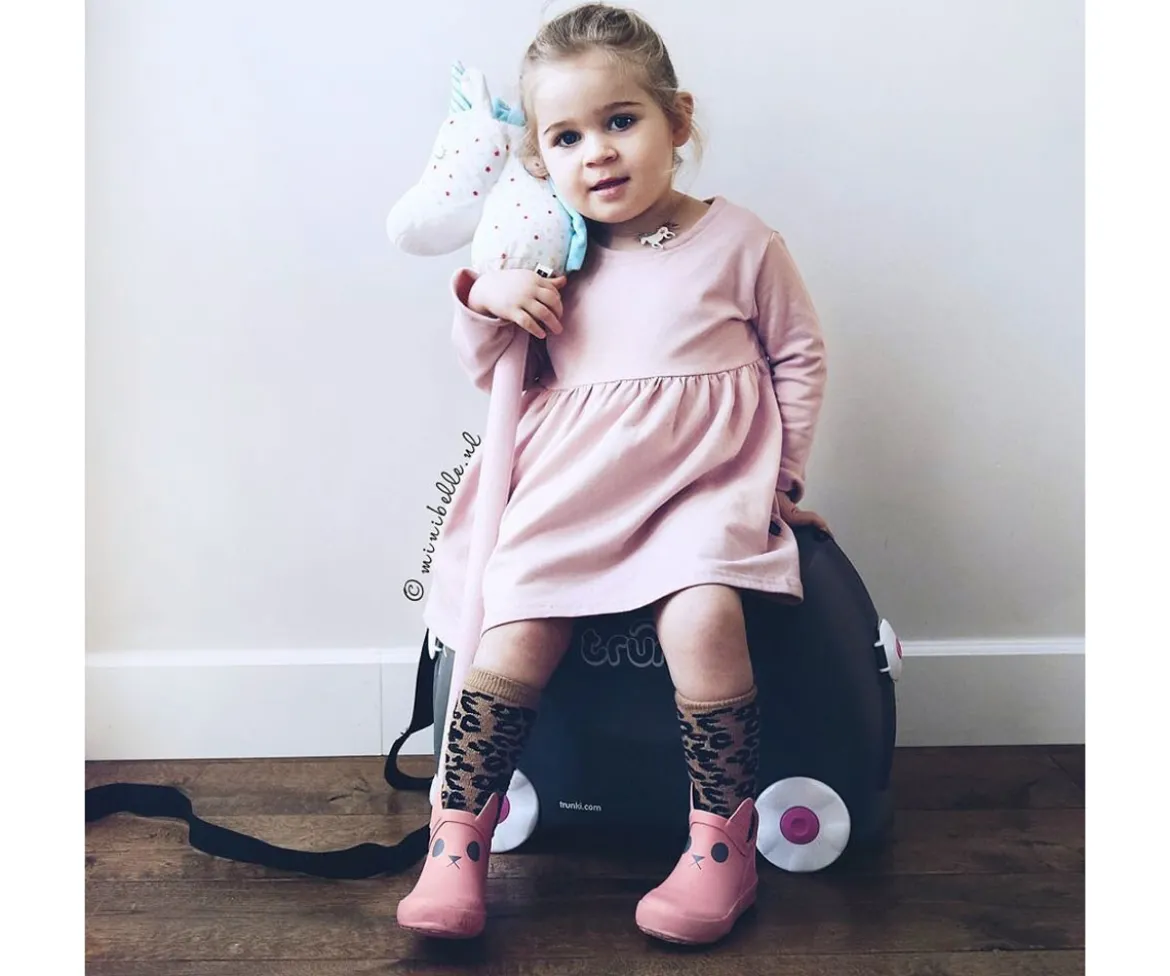 Botas de Agua Caucho Natural Kerran Pink