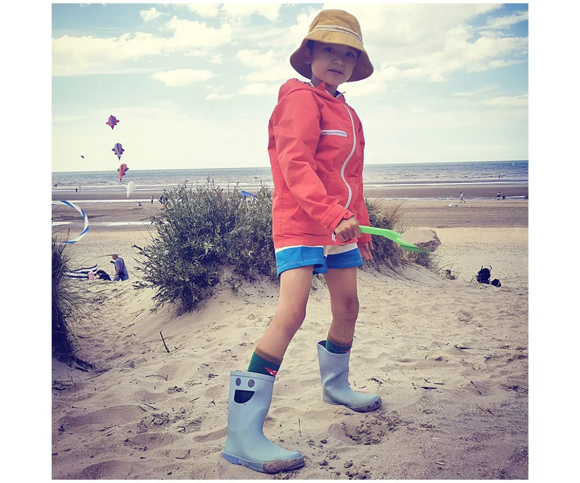 Botas de Agua Caucho Natural Wistiti Platine
