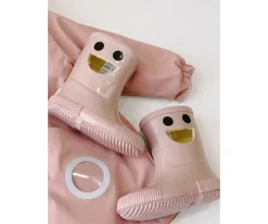 Botas de Agua Térmicas Caucho Natural Wistiti Rosa