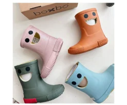 Botas de Agua Térmicas Caucho Natural Wistiti Rosa