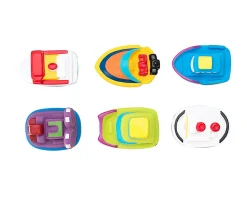 Bote 6 Juguetes de Baño Barcos