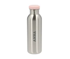 Botella Acero Básica Cotton Pink Personalizable 750ml